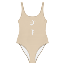 Load image into Gallery viewer, Dreams Work Logo Bodysuit - Nude/White