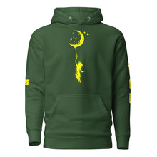Load image into Gallery viewer, #25 Dreams Work Logo Hoodie - Green/Yellow