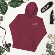 Load image into Gallery viewer, TCU Dreams Work Embroidered Hoodie - Maroon/White