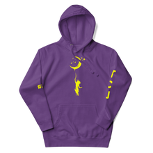 Load image into Gallery viewer, #25 Dreams Work Logo Hoodie - Purple/Yellow