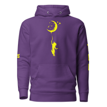 Load image into Gallery viewer, #25 Dreams Work Logo Hoodie - Purple/Yellow