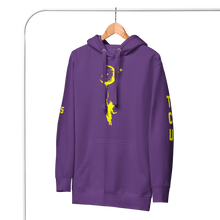 Load image into Gallery viewer, #25 Dreams Work Logo Hoodie - Purple/Yellow