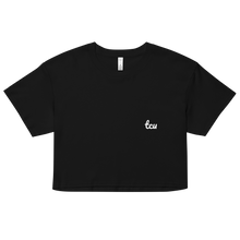 Load image into Gallery viewer, Dreams Work Logo Crop Top - Black/White