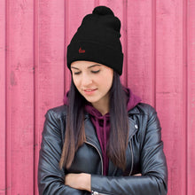 Load image into Gallery viewer, TCU Logo Pom-Pom Beanie