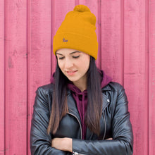 Load image into Gallery viewer, TCU Logo Pom-Pom Beanie